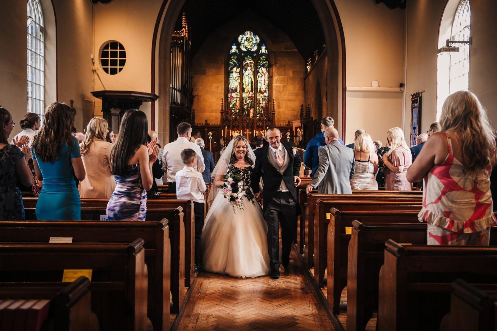 Les and Debbie were married at St Peters Church in Formby