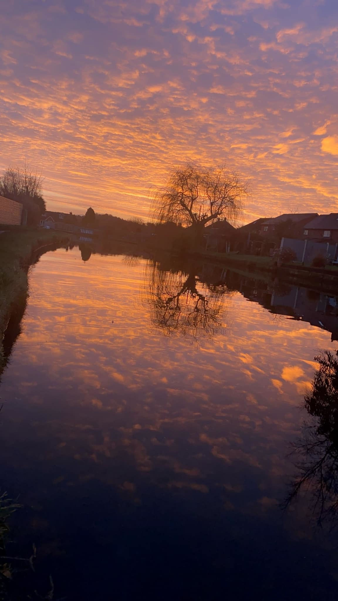 Sunrise over the Bridgewater canal by Joe Schuster