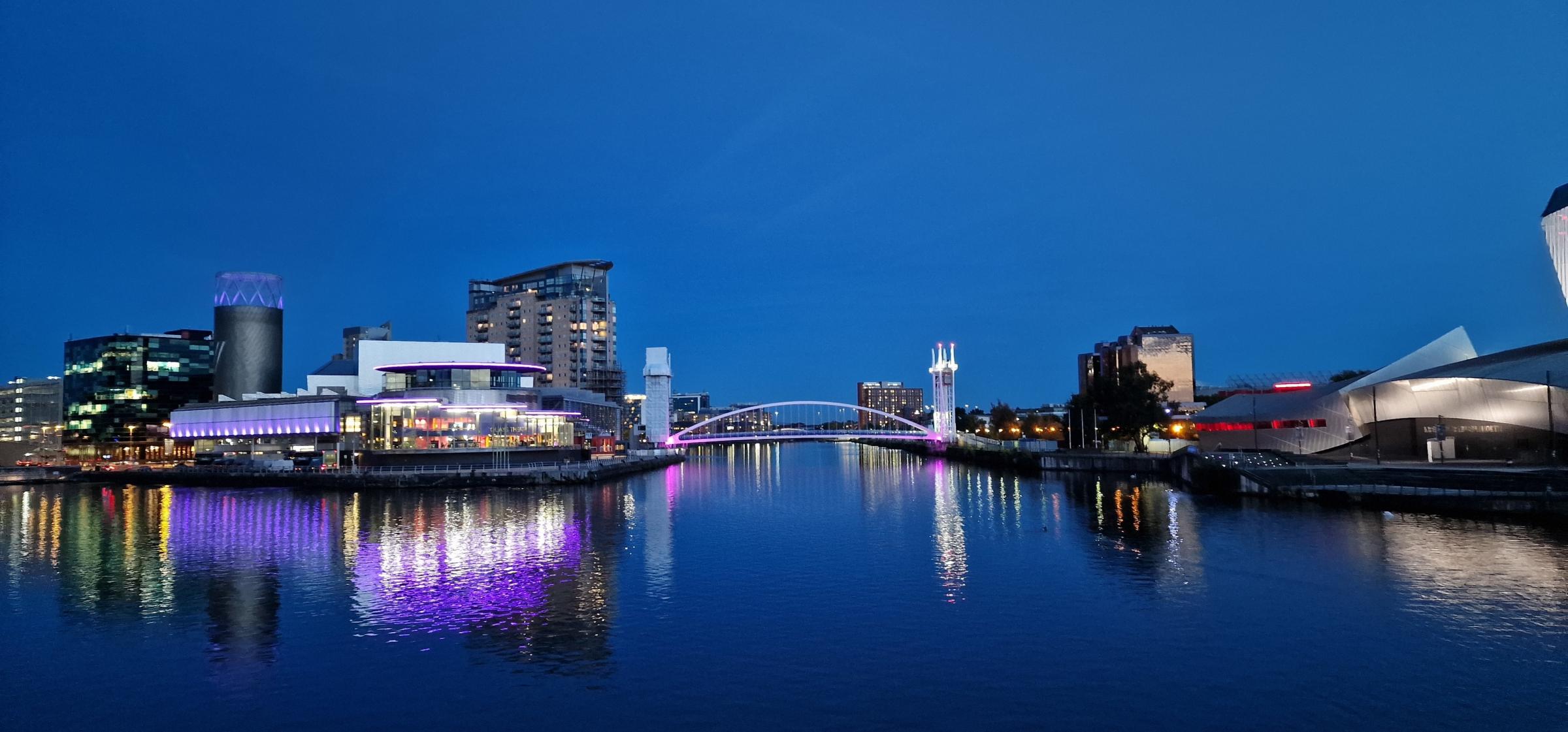 Evening reflections, Media City, Salford Quays