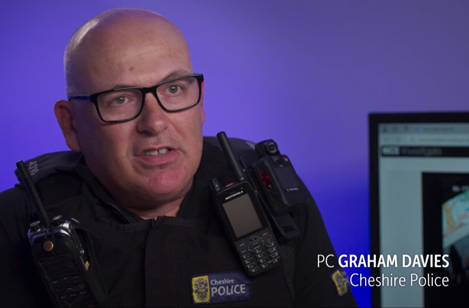 PC Graham Davies attended the incident. Picture: BBC