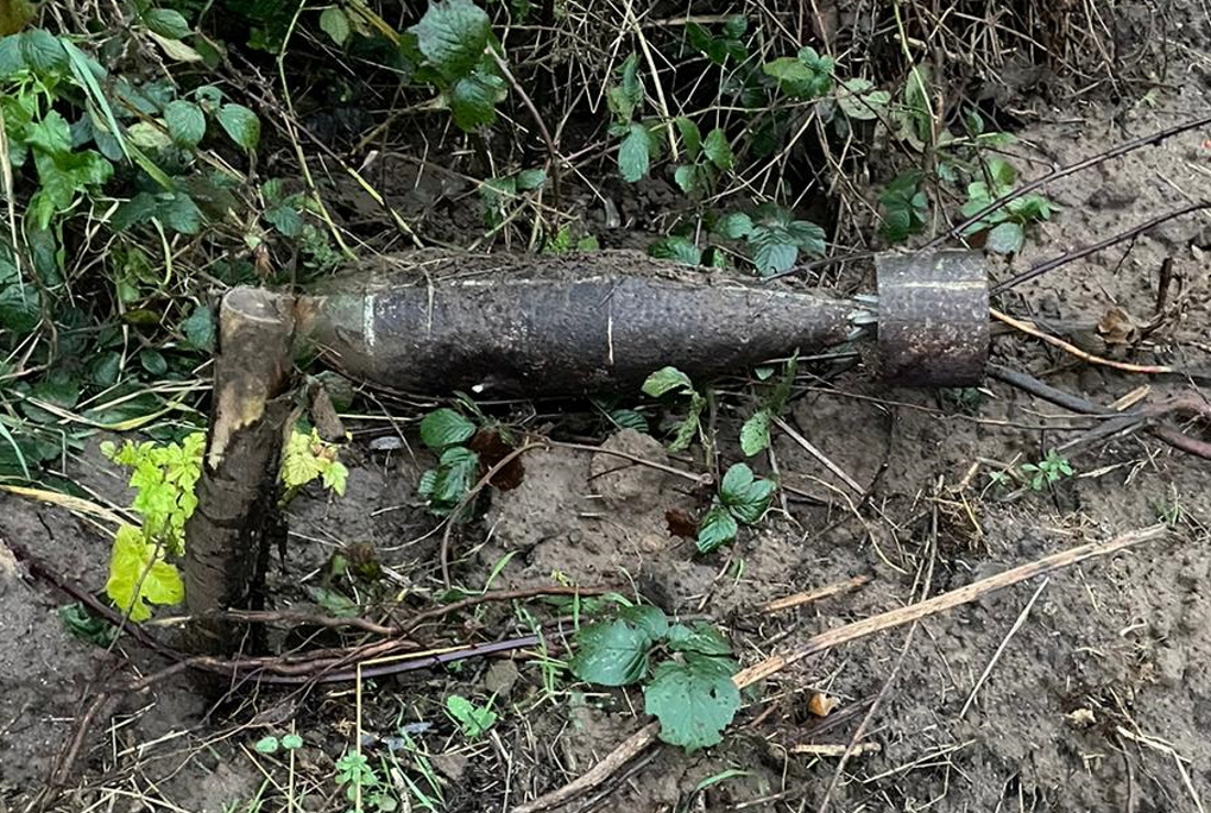 The unexploded Second World War bomb unearthed in Thelwall