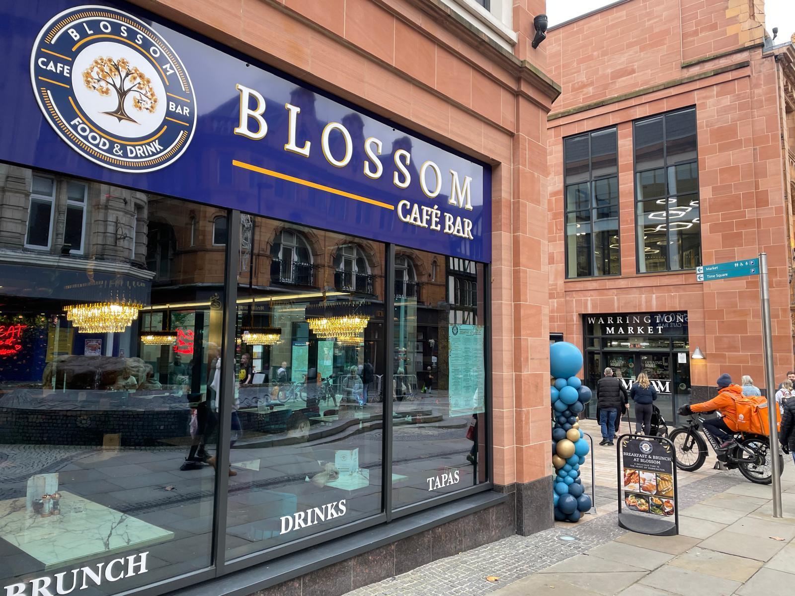 The new Blossom café bistro is now open at Time Square in Warrington town centre