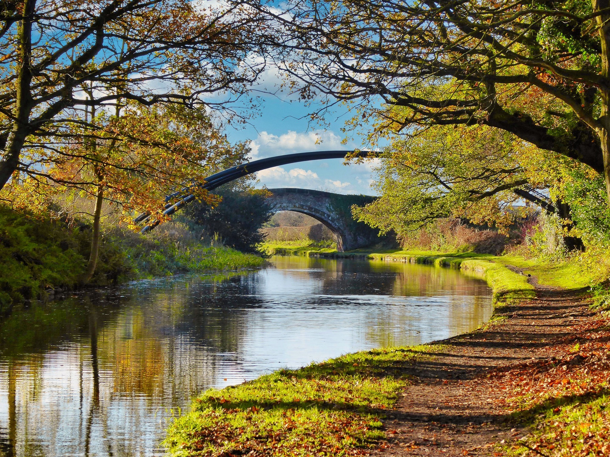 Bridgewater canal at Walton by Tanya Wightman