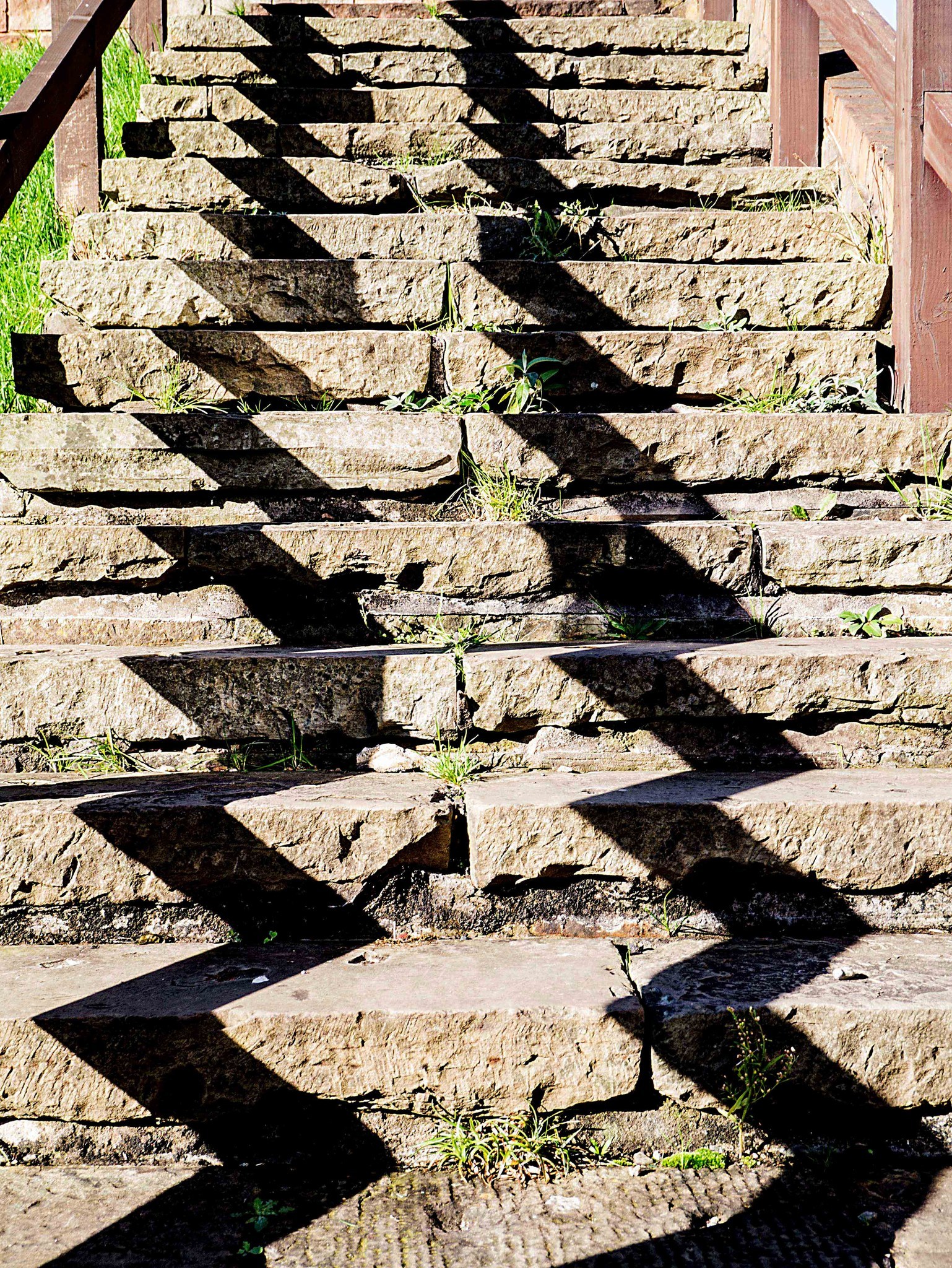 Stairway shadows by Tony Pelham