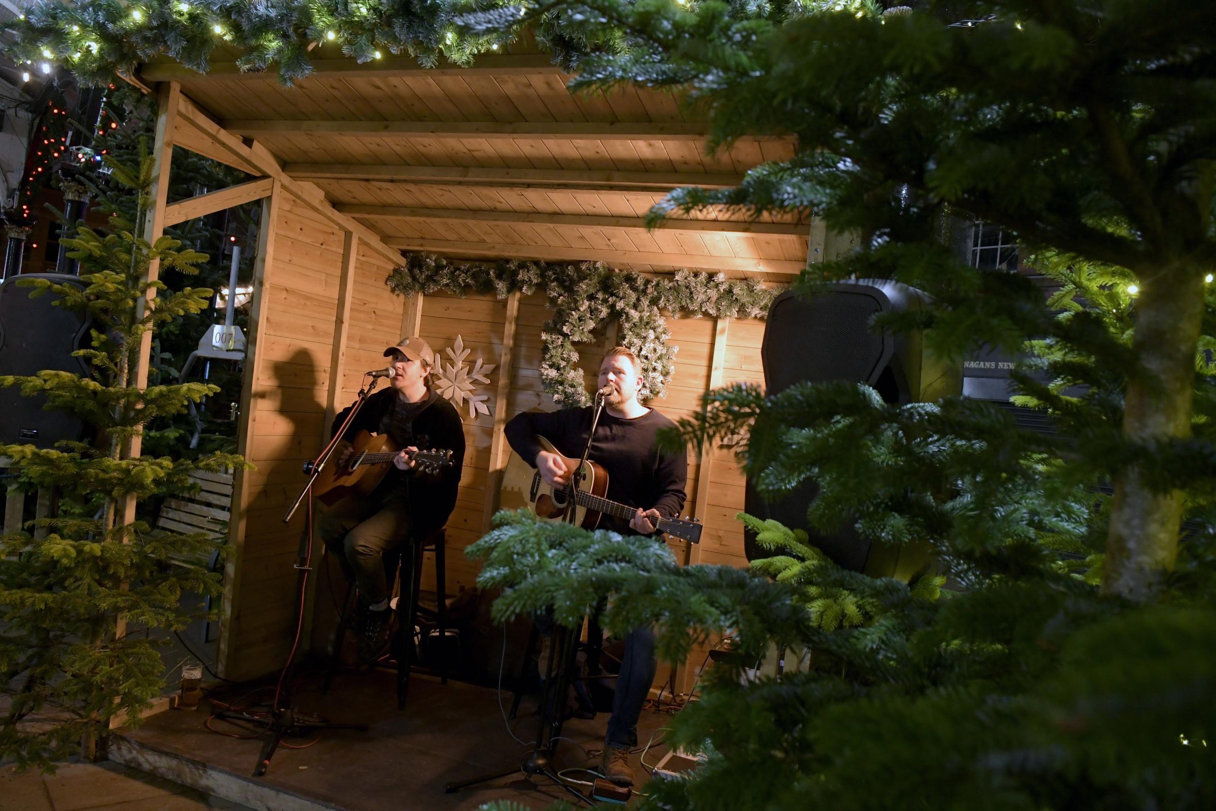 Après-ski Christmas pop-up Bar Hütte is now open in Golden Square. Picture: Dave Gillespie