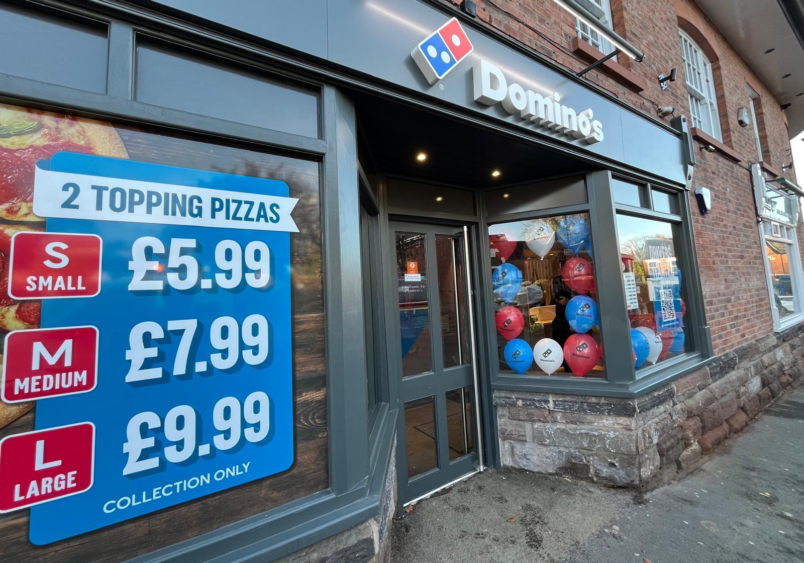 The new Dominos venue has opened on Pepper Street in Lymm