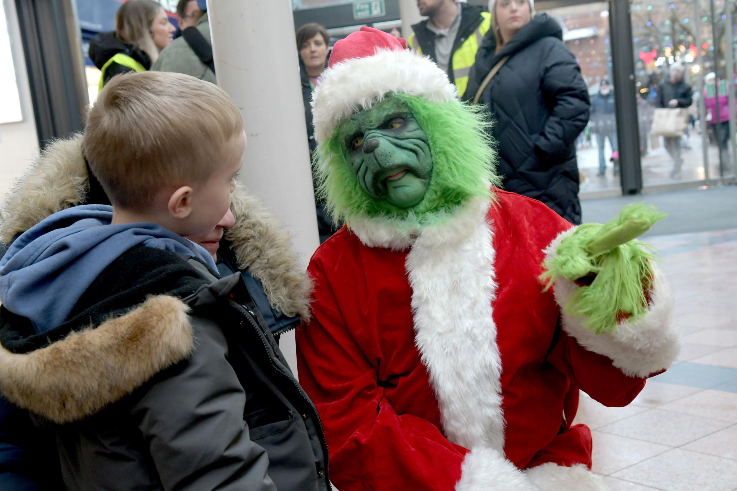 Festive fun in Warrington town centre during the Weekend Wonderland event. Pictures: Dave Gillespie