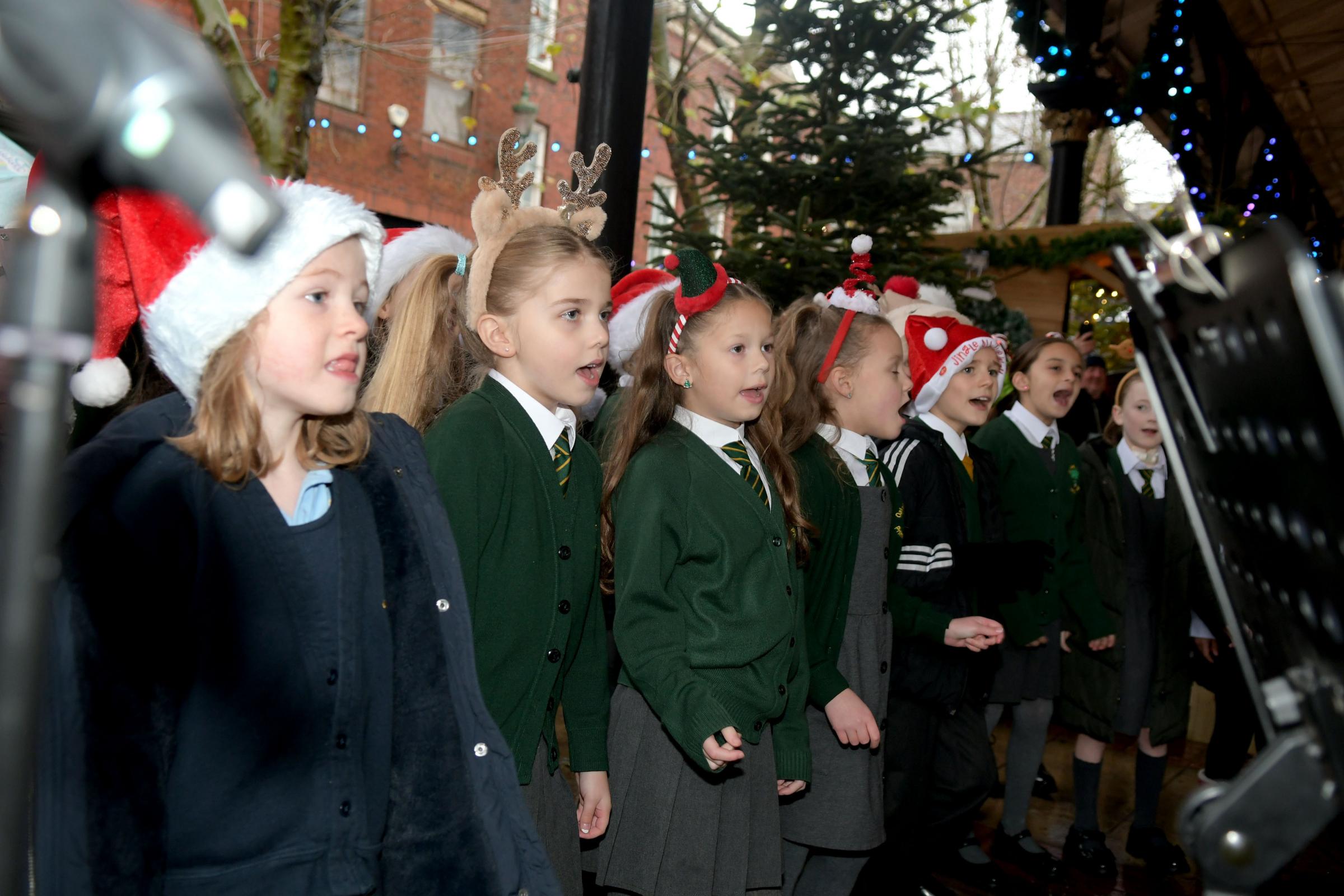 Festive fun in Warrington town centre during the Weekend Wonderland event. Pictures: Dave Gillespie