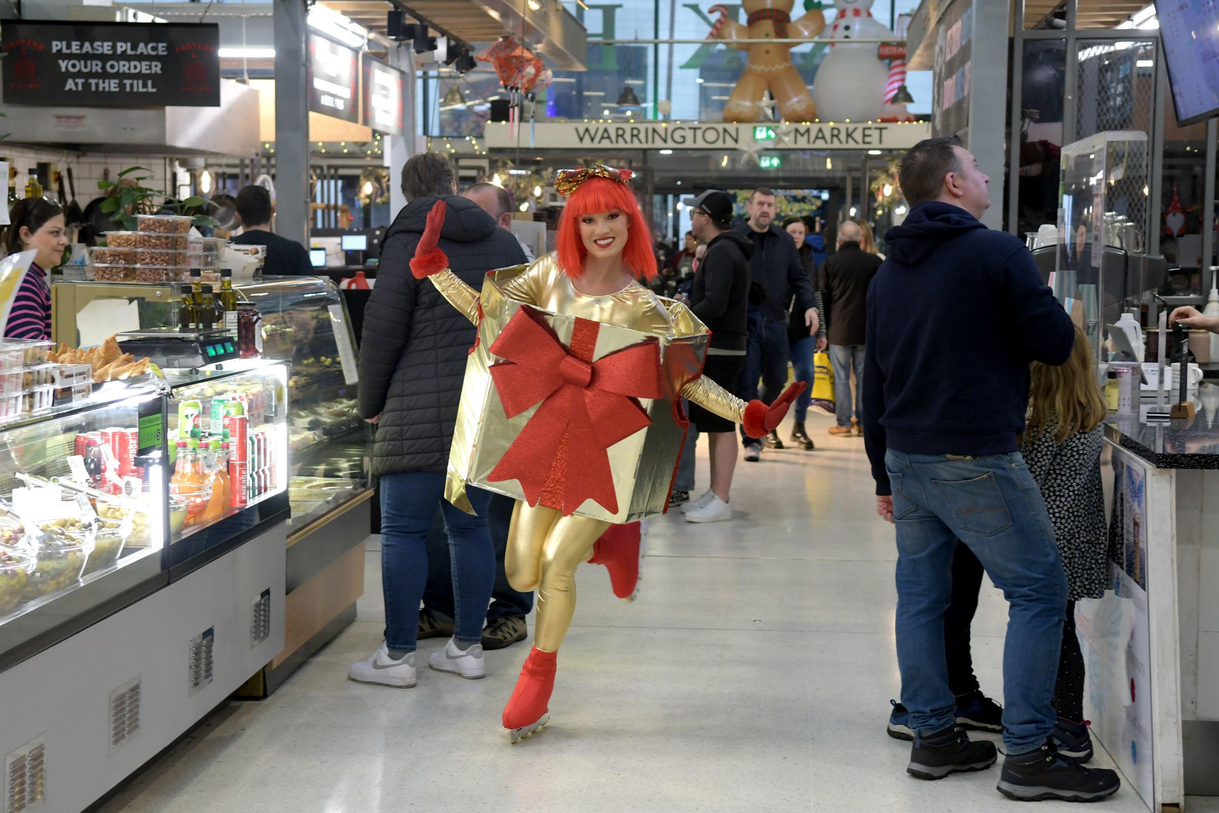 Festive fun in Warrington town centre during the Weekend Wonderland event. Pictures: Dave Gillespie