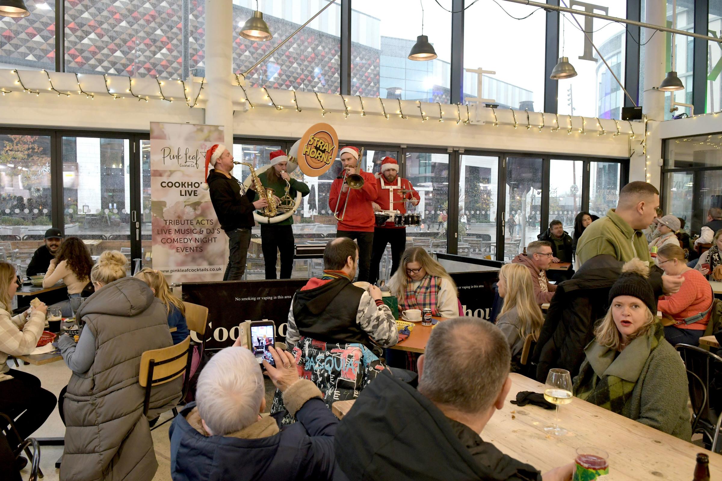 Festive fun in Warrington town centre during the Weekend Wonderland event. Pictures: Dave Gillespie