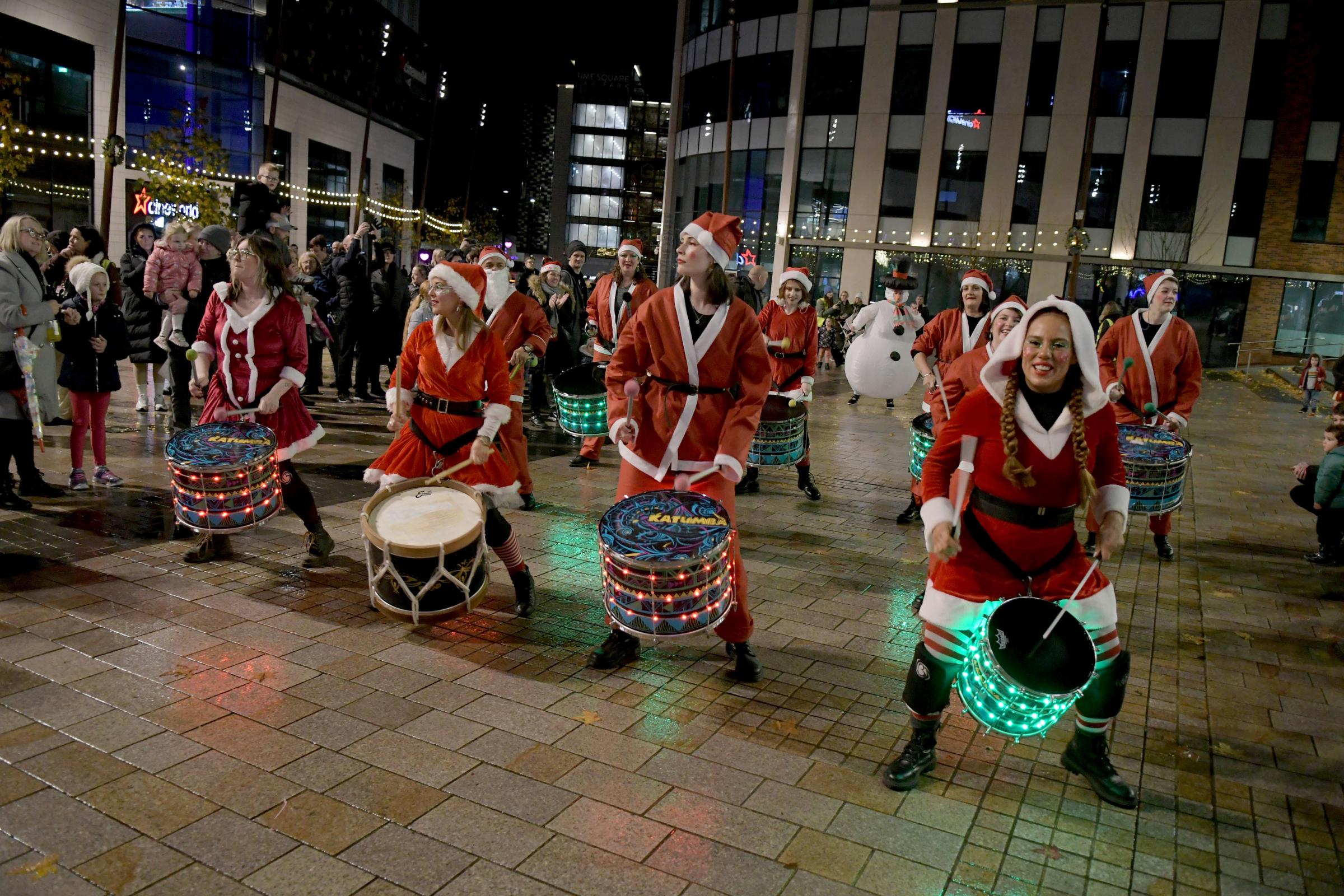 Festive fun in Warrington town centre during the Weekend Wonderland event. Pictures: Dave Gillespie