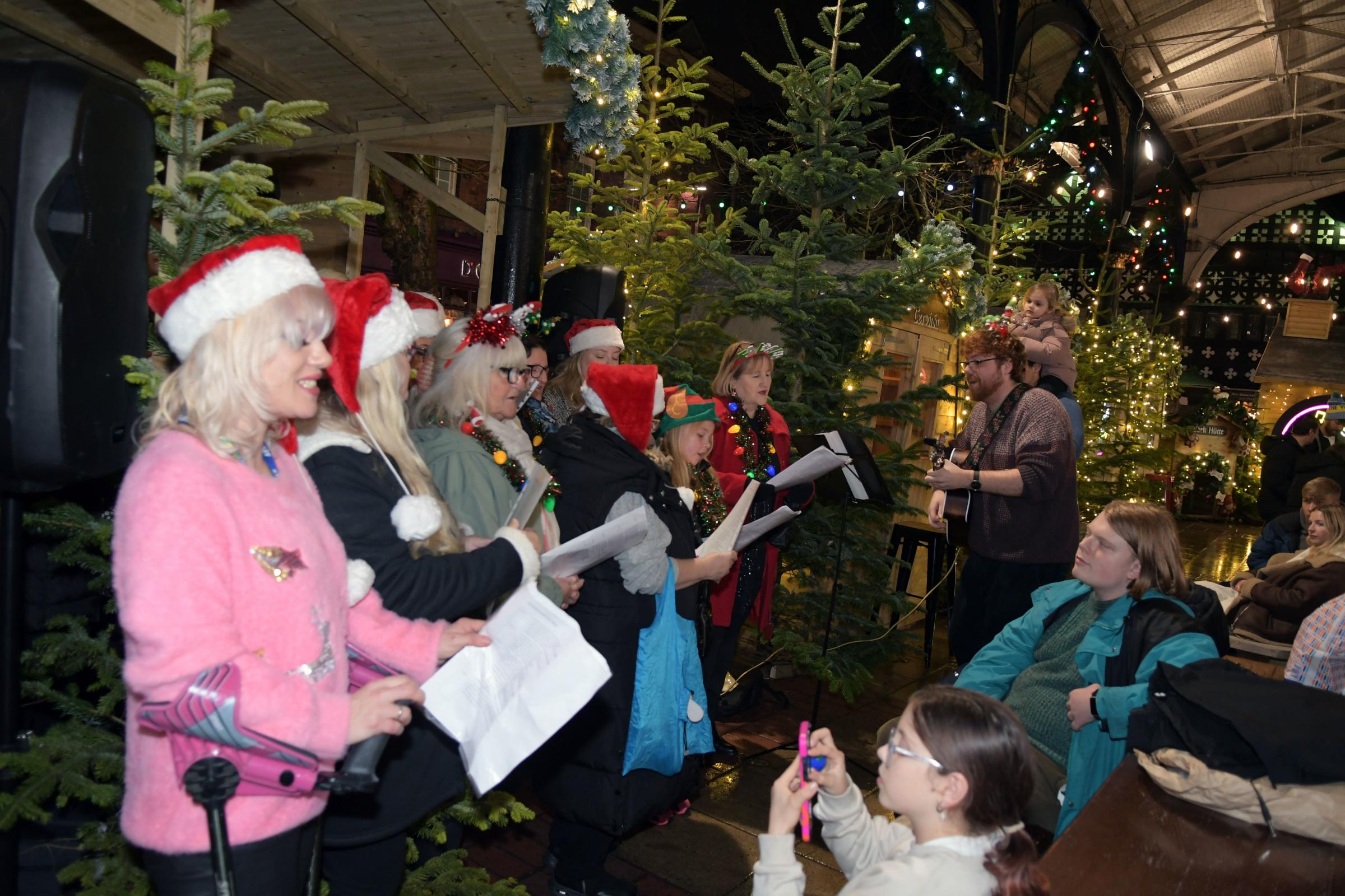 Festive fun in Warrington town centre during the Weekend Wonderland event. Pictures: Dave Gillespie