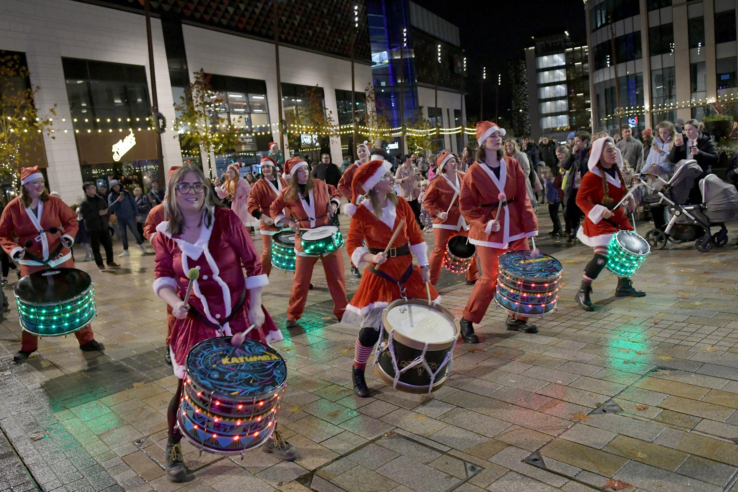 Festive fun in Warrington town centre during the Weekend Wonderland event. Pictures: Dave Gillespie