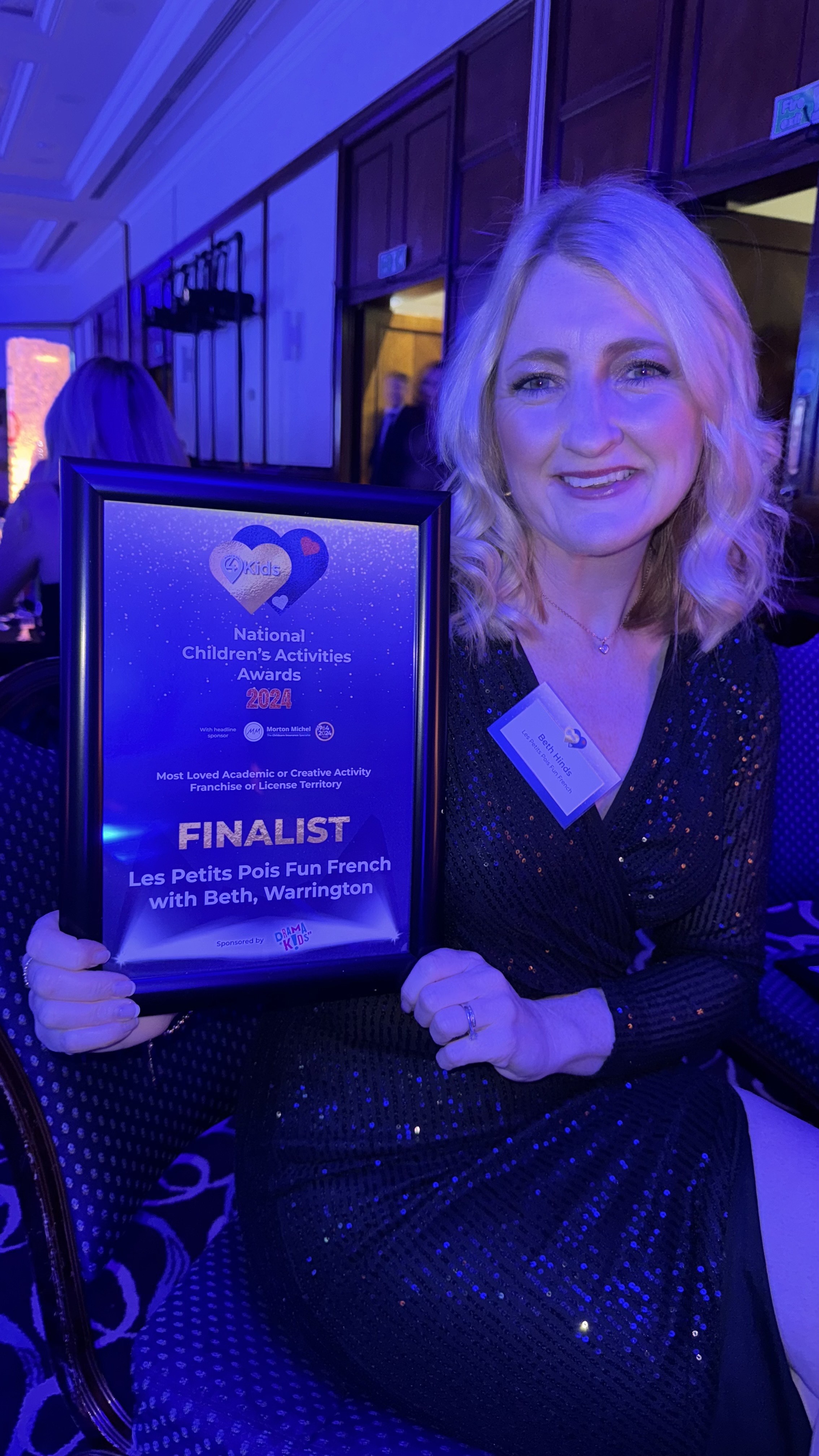 Beth Hinds was a national franchisee finalist